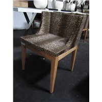 Chair Uphol Fabric/Timber Leg